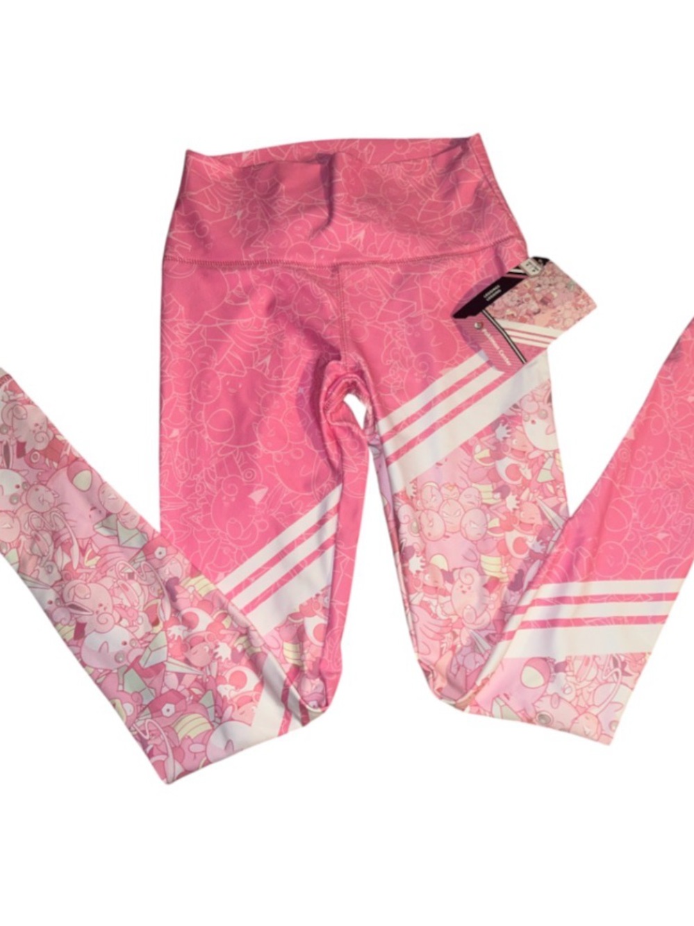 Pokémon Pink All-Over Leggings (Adult Small) New with tags